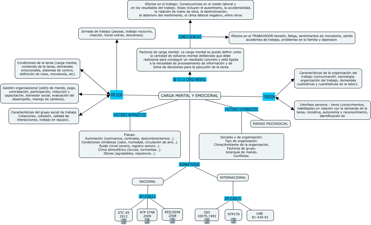CARGA MENTAL Y EMOCIONAL QUE ES LA CARGA MENTAL